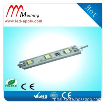 smd5050 led module 3pcs led 12v input size 75*12*8mm